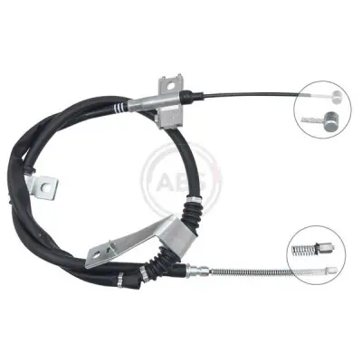 Cable de accionamiento, freno de estacionamiento A.B.S. K17454 Profesional
